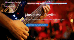 Desktop Screenshot of musictime-playlist.com